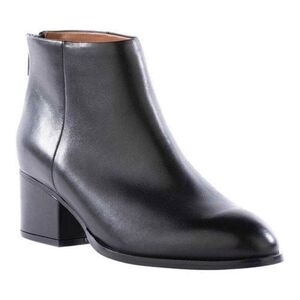 SPRING SALE | Seychelles Floodplain Black Leather Zip-Back Ankle Booties Size 7